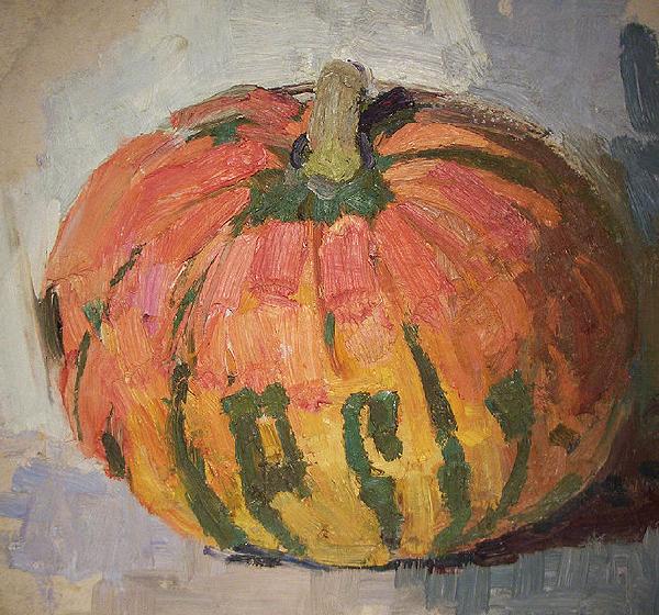 Cordelia Creigh Wilson Orange Gourd oil painting image